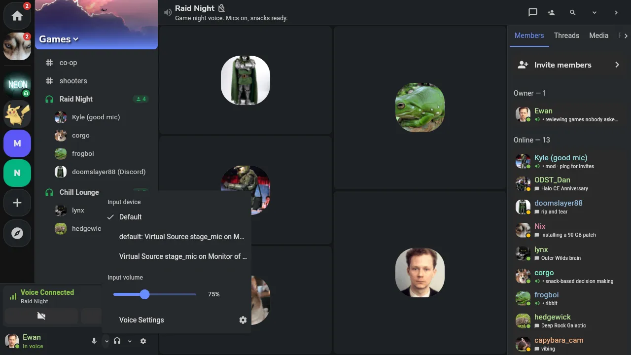 Devices and volume, one click away